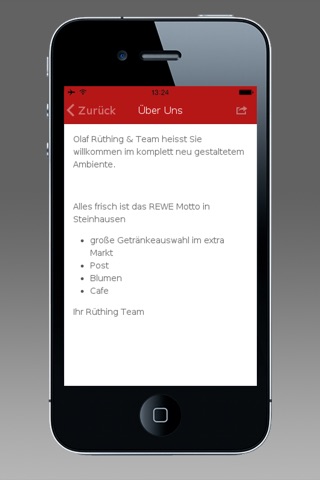 Rewe Steinhausen screenshot 2