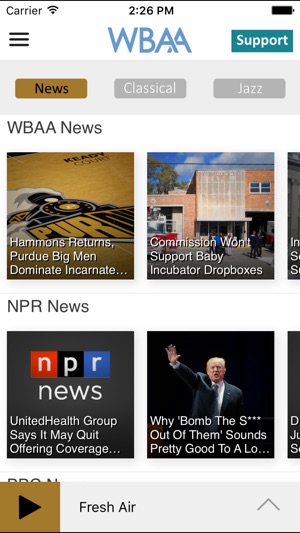 WBAA Public Radio App(圖2)-速報App