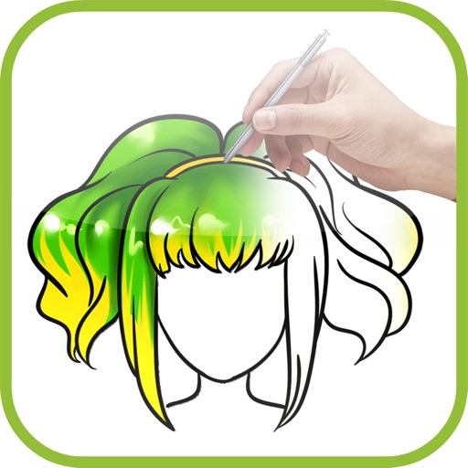 Artist Blue - How to draw Hairdo and Hairstyle iOS App