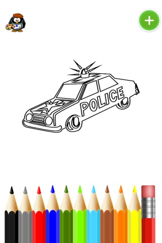 The Cars-Paint Color Kid - Childrens's Drawing Desk , Paintbrush, Draw,Doodle, Sketch Coloring Book screenshot 2