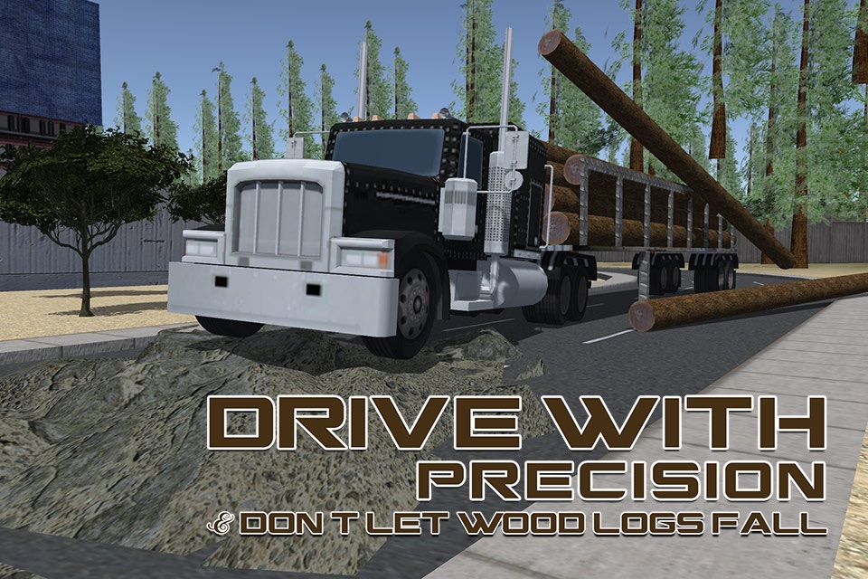 3D Logging Truck Driver – Drive mega cargo lorry in this driving simulator game screenshot 2