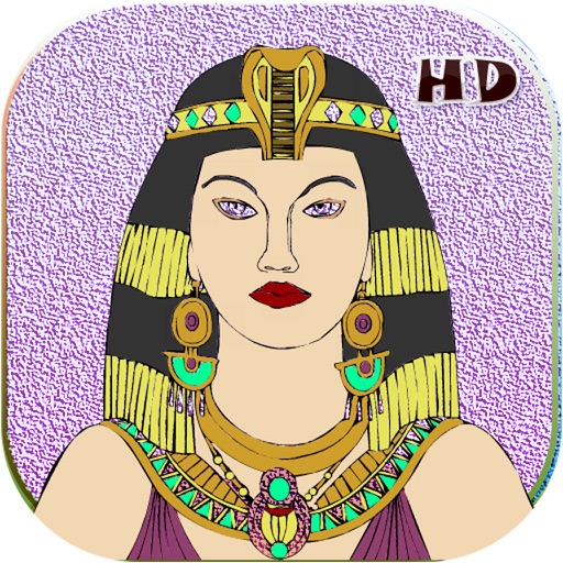 Coloring Book Egypt Icon