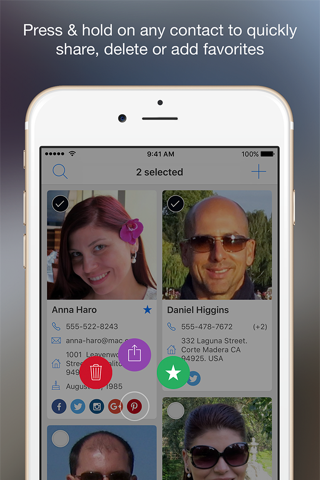 Contacts Board - Manage Your Contacts In Style screenshot 2