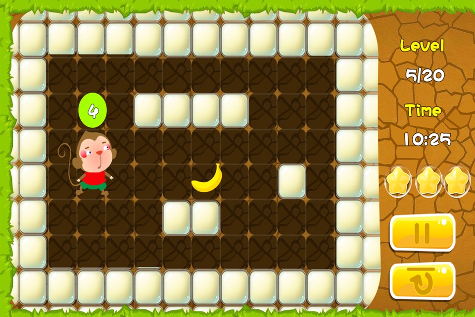 Monkey find the way to bananas screenshot 2