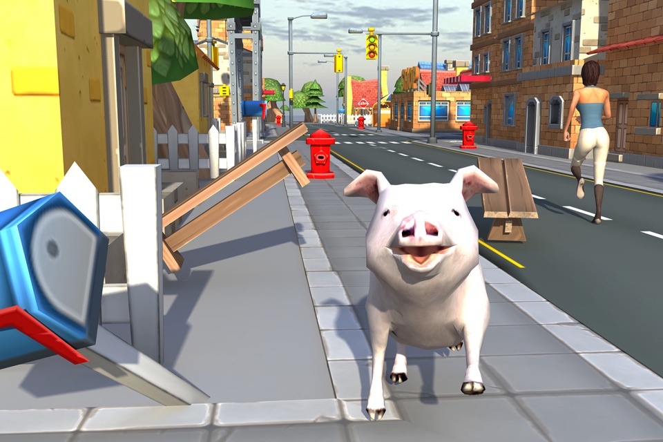 Crazy Piggies 3d Simulator  games screenshot 4