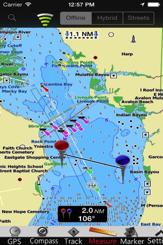 Alabama GPS Nautical Charts screenshot 3