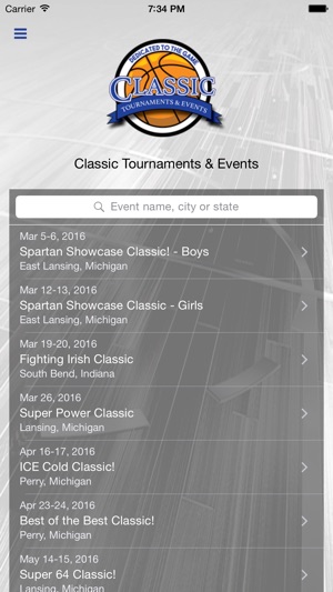 Classic Tournaments & Events(圖1)-速報App