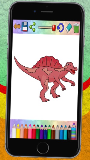 Connect dots and paint dinosaurs - dinos coloring book for k(圖4)-速報App