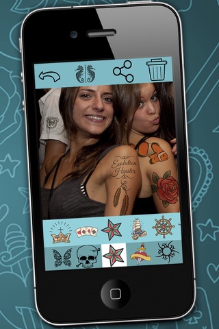 Photo tattoo stickers and adhesives screenshot 3