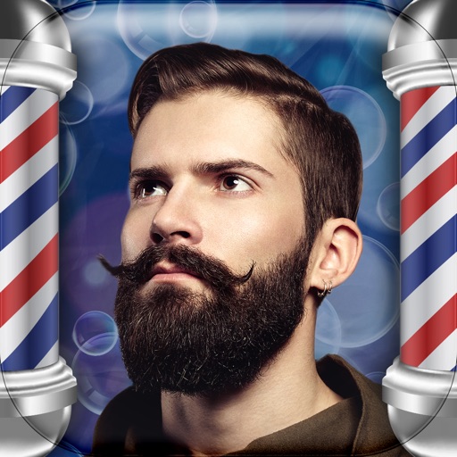 Barber Shop Make-over – Cool Beard and Mustache Stickers in the Best Hair  Style Salon for Men by Andrija Mijajlovic