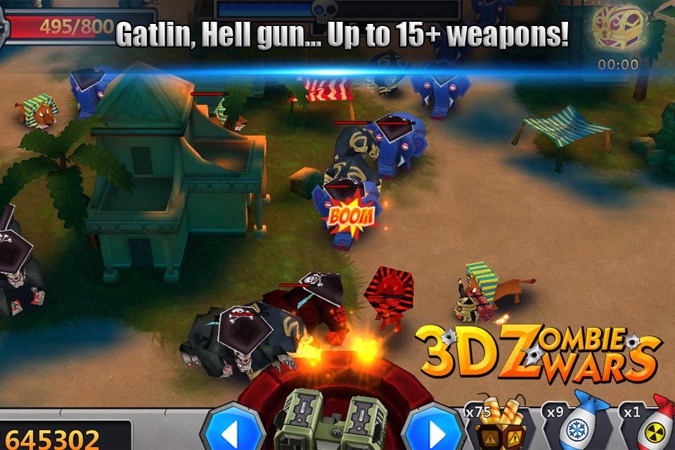 3D Zombie War screenshot 2