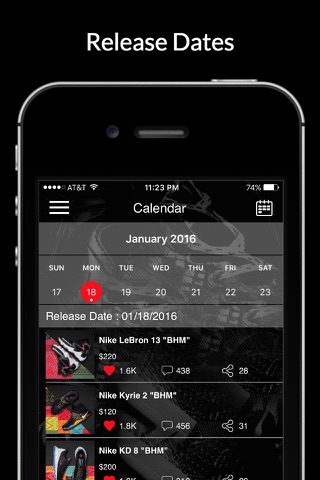 Kicks: Release Dates & Sneaker News screenshot 2