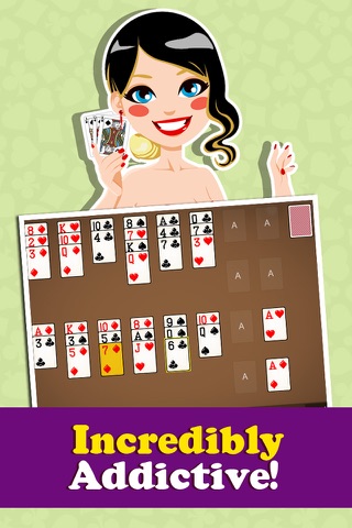 Triple Line Solitaire Free Card Game Classic Solitare Solo screenshot 4