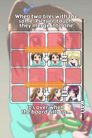 2048 PUZZLE " Mangirl! " Edition Anime Logic Game Character.s screenshot 2