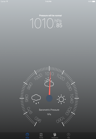 Headache Barometer screenshot 2
