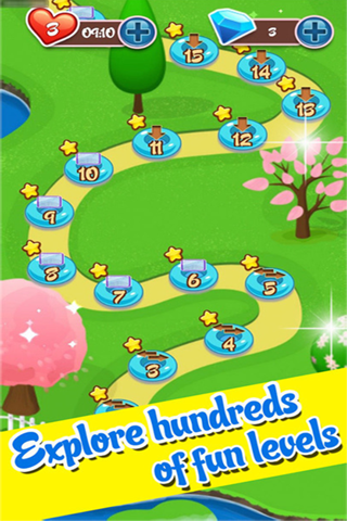 Candy Garden Blitz - Connect sweet fruits line & link sugar and jelly for Family And Friends screenshot 4