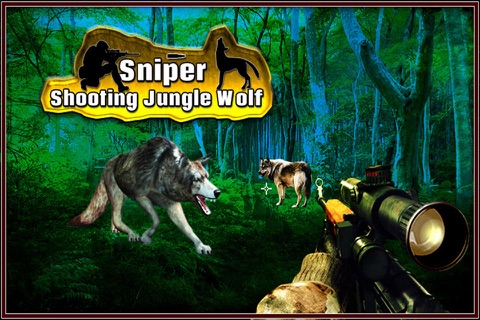 Sniper Shooting Jungle Wolf pro screenshot 3