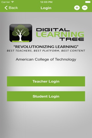 DigitalLearningTree screenshot 2