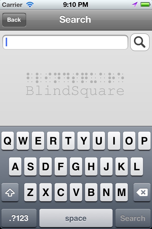 BlindSquare screenshot 2