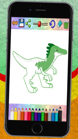 Connect dots and paint dinosaurs - dinos coloring book for k(圖5)-速報App