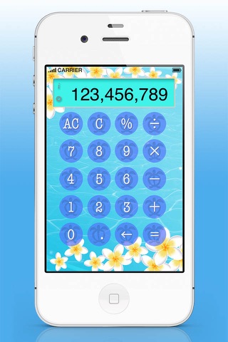 TropicalCalc-Flowery Free Calculator- screenshot 2