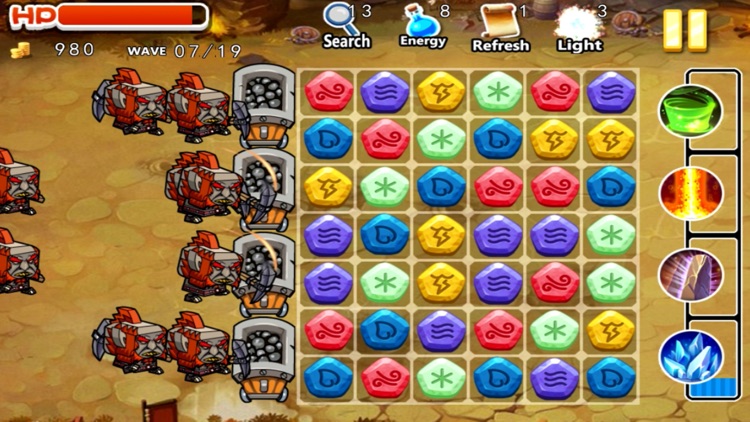 Puzzle Hero – Free rune crash defense game