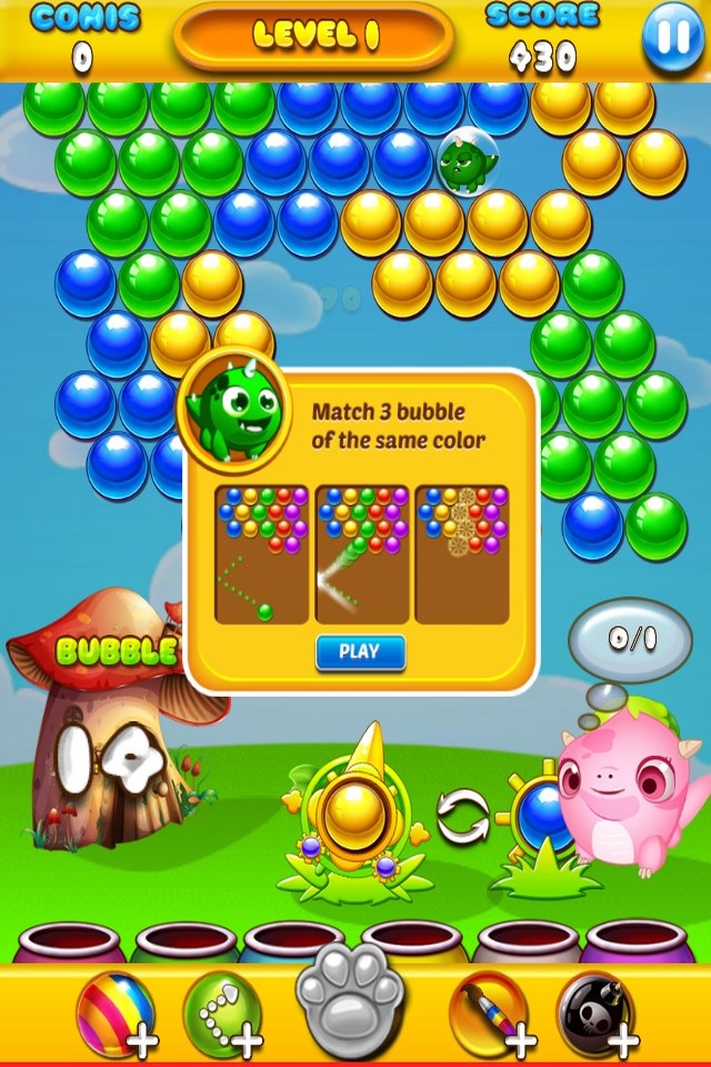 Crazy Bubble Bobble Shooter Mania screenshot 3