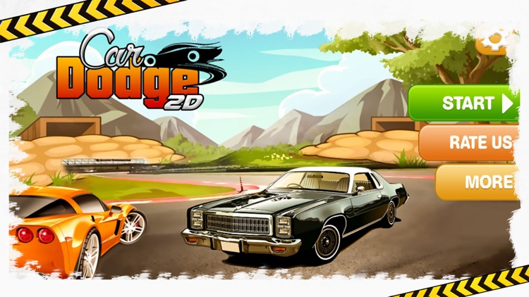 Car Dodge 2D - Real 2 Lanes Car Racing Fun Game