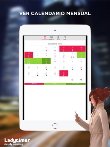 LADYTIMER Ovulation Period Tracker screenshot 2