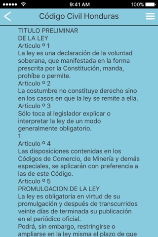 Código Civil Honduras screenshot 3