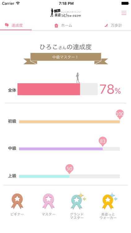 仁香の美姿っとウォークエクサ