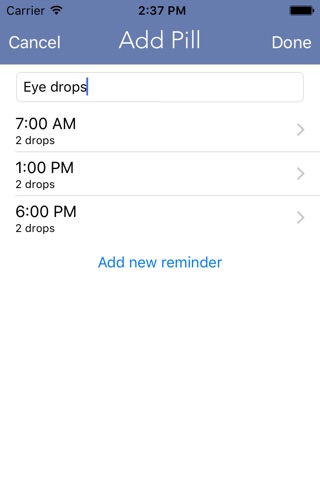 Pillbox - your pill reminder screenshot 3