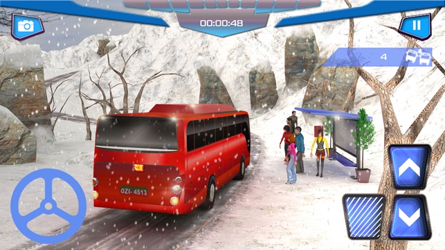 Winter City Off-road Hill Bus Driving Simulator 3D(圖1)-速報App