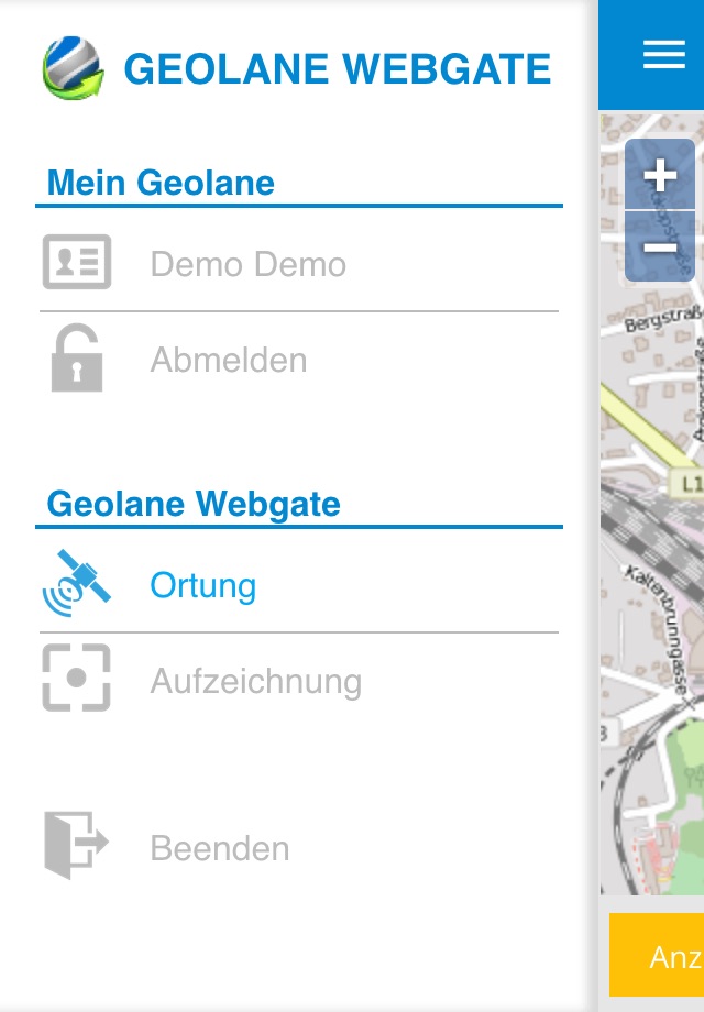 Geolane Webgate screenshot 2