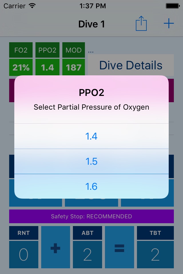 Dive Plan Lite screenshot 4