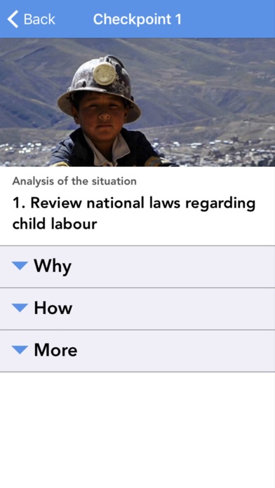 How to cancel & delete Eliminating and Preventing Child Labour: Checkpoints from iphone & ipad 1