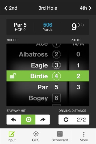 Foursum Golf GPS Scoring Stats screenshot 2