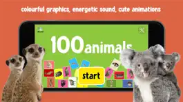 Game screenshot 100 Animals Words for Babies & Toddlers School Edition mod apk