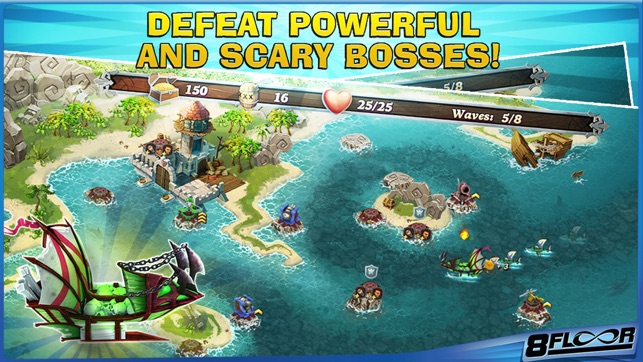 ‎Fort Defenders 7 seas HD Screenshot