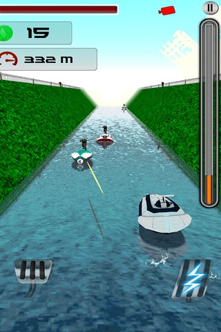 Jet Boat Speed Racing - Race the boat and bypass shooters screenshot 4