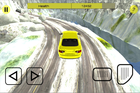 Taxi Driving Simulator 3D: Snow Hill Mountain & Free Mobile Game 2016 screenshot 3