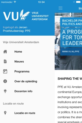 VU Proefstudeer App screenshot 3