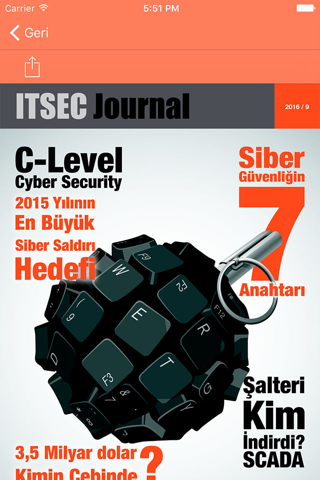 ITSEC Journal screenshot 2