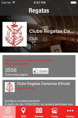 Game screenshot Clube Regatas de Campinas apk