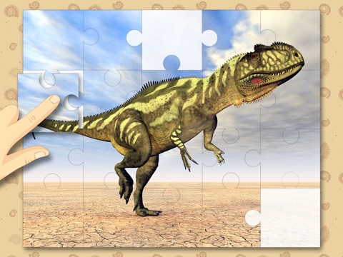 Dinosaurs Prehistoric Animals Jigsaw Puzzles : logic game for preschool kids screenshot 2