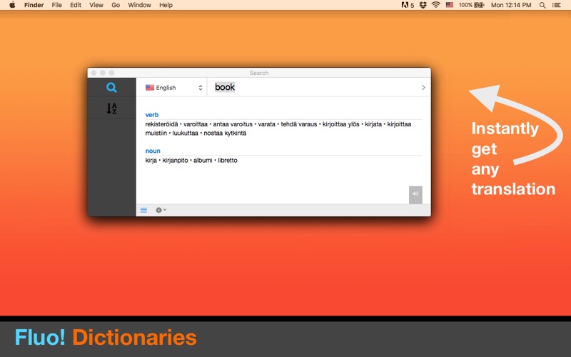 Finnish Bilingual Dictionary - by Fluo! thumbnail 1