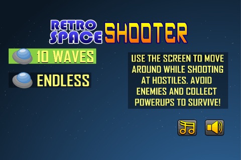 Retro Space Shooter - Game screenshot 2