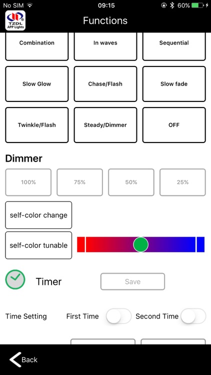 Zhengda App control Lights