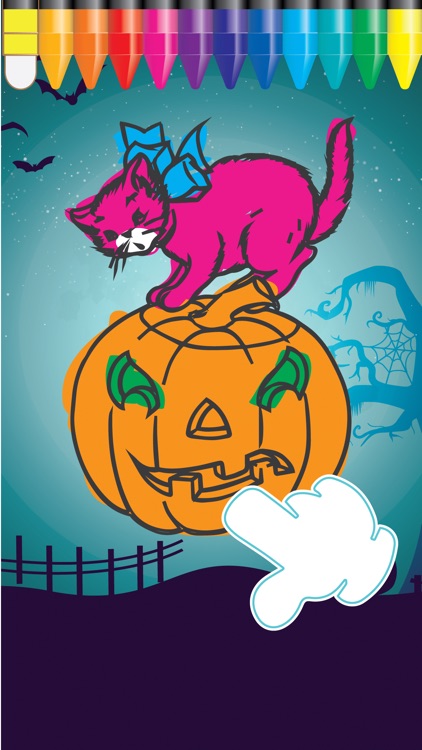 Halloween coloring and ABCs - 123s  activities kids games