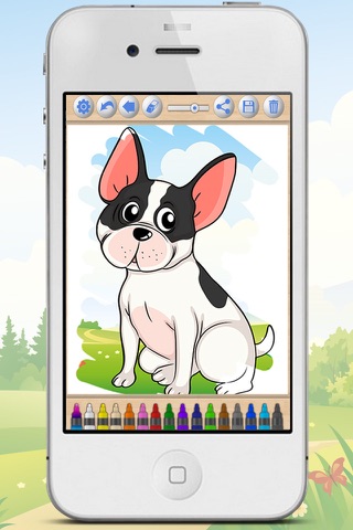Drawings of dogs puppies Educational games children - Premium screenshot 3